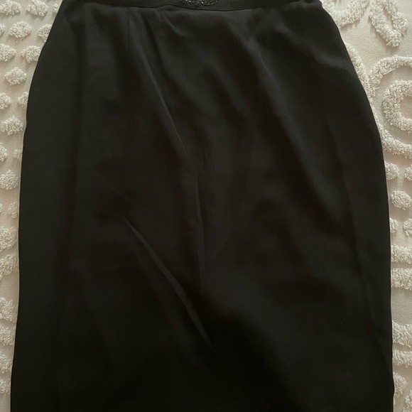 Women’s Black Beaded 2 Piece St. Anthony Evening Wear Size 14 Fully lined - Picture 8 of 12